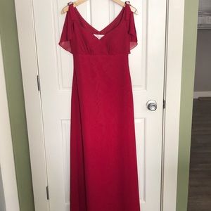 Davids Bridal brides maid dress apple sz 2,4,8